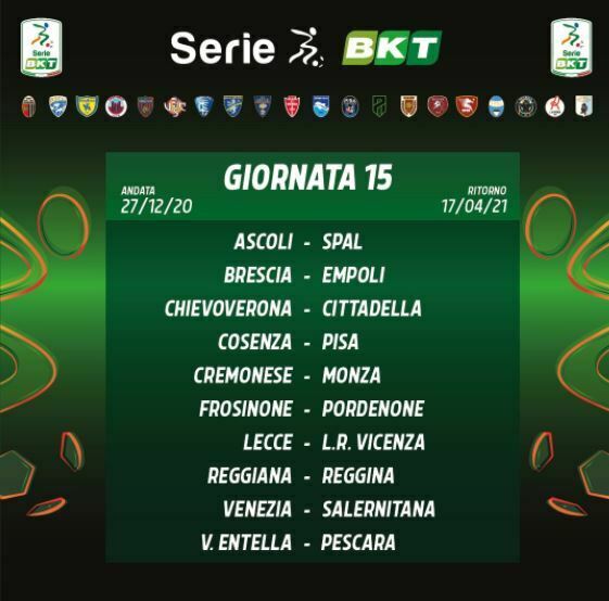 calendario Serie B